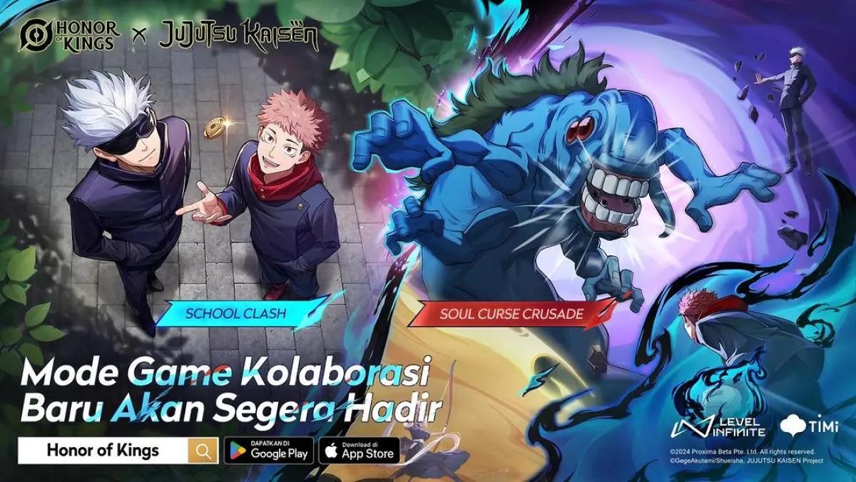 Kolaborasi Spesial Honor of Kings x Jujutsu Kaisen, Jangan Sampai Kelewatan! (Sumber:Instagram/honorofkings.indonesia) (FOTO: Instagram/honorofkings.indonesia)