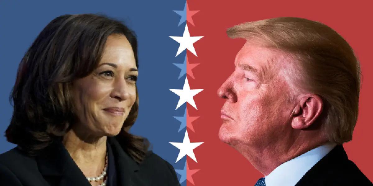 Donald Trump dan Kamala Harris, calon presiden AS dalam pemilu 2024. (Sumber: The Hill)