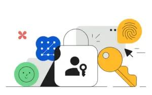 Ilustrasi fitur Passkey Google yang memungkinkan pengguna login tanpa password (FOTO: Google)