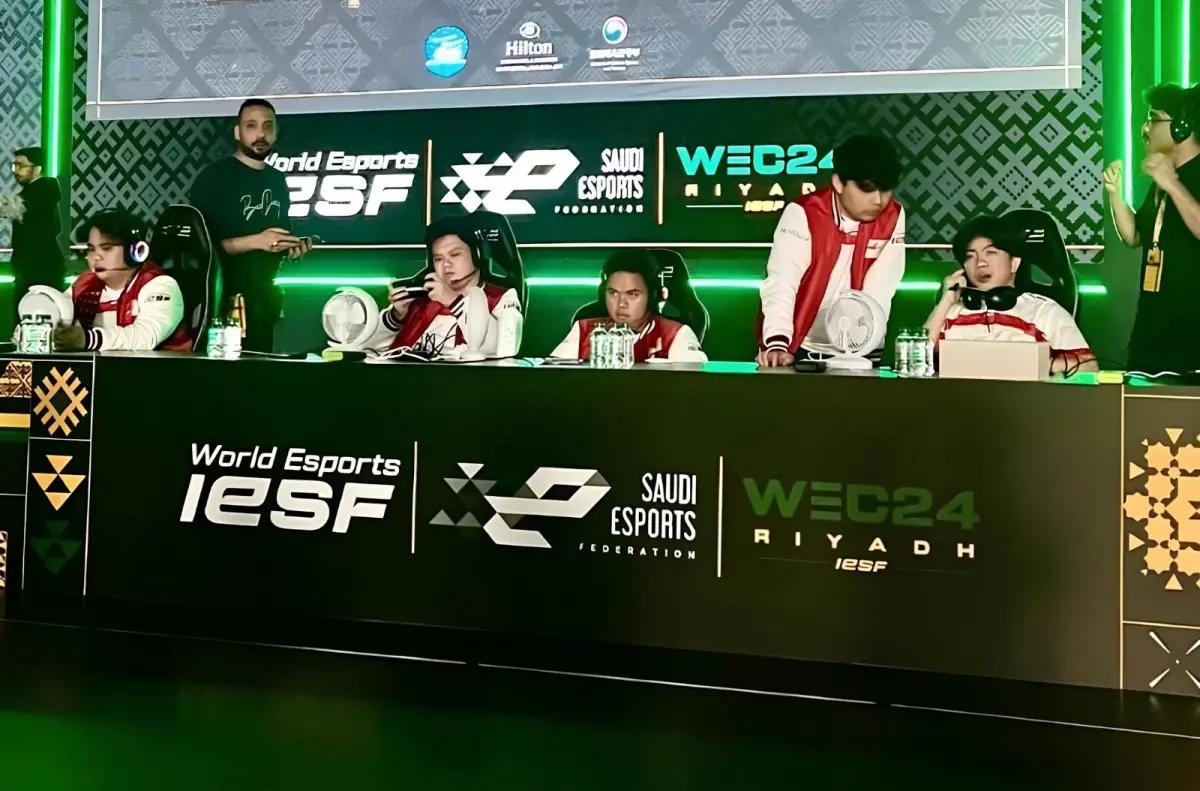 Timnas Mobile Legends Indonesia Melaju Ke Semifinal IESF WEC 2024 (FOTO: Tangkap Layar:Youtube.com/MPL Indonesia)