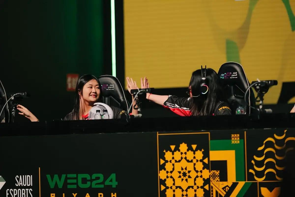 Timnas MLBB putri Indonesia terus melaju di IESF World Esports Championships 2024. (FOTO: Instagram/iesf_official)