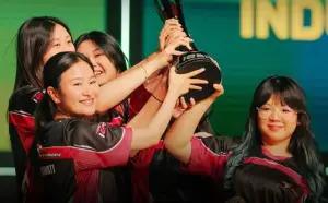 Timnas MLBB putri Indonesia menjadi juara di IESF World Esports Championships 2024. (FOTO: Instagram/iesf_official)