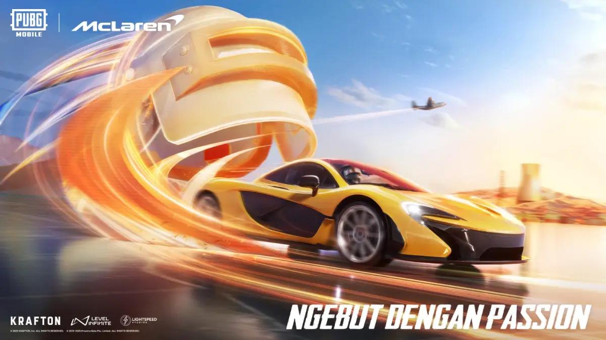 Kolaborasi PUBG dengan McLaren Automotive dan McLaren Racing. (FOTO: PUBG)