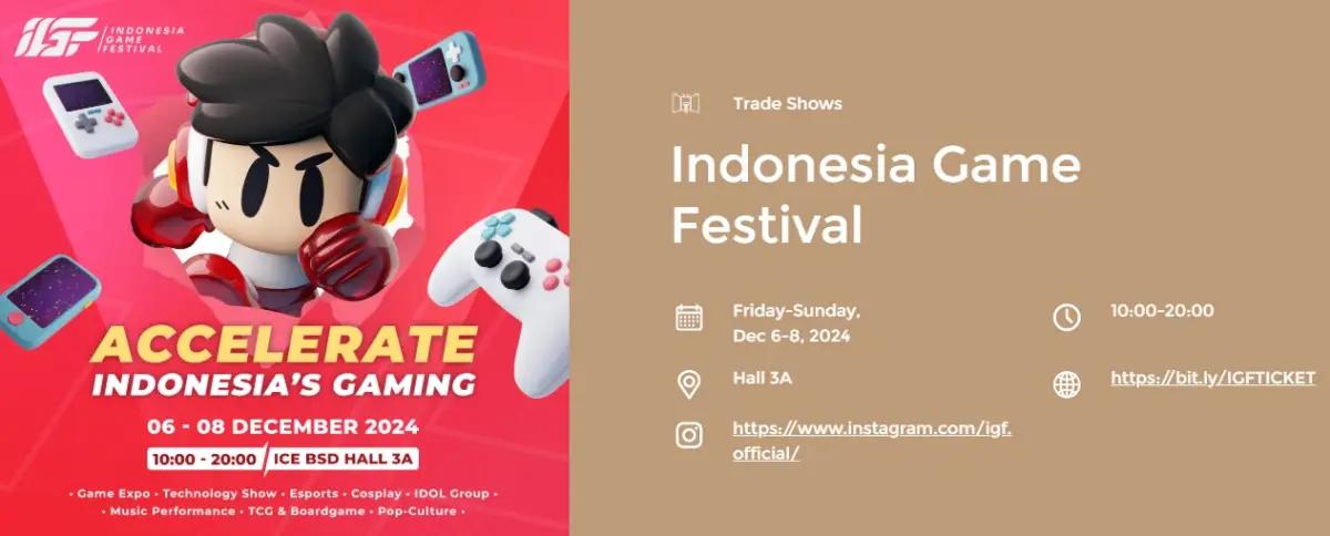 Indonesia Game Festival 2024. (Sumber: IGF)