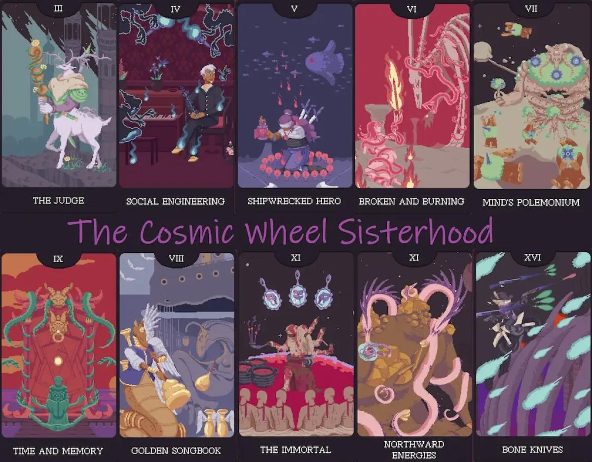 Cosmic Wheel Sisterhood, Bukan Sekedar Tarot, Kamu Akan Berada di Dunia Penuh Simbol dan Misteri! (FOTO: Cosmic Wheel Sisterhood)