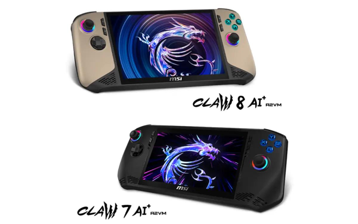 Perangkat gaming portabel terbaru MSI Claw 8 AI+ dan MSI Claw 7 AI+ (FOTO: MSI)