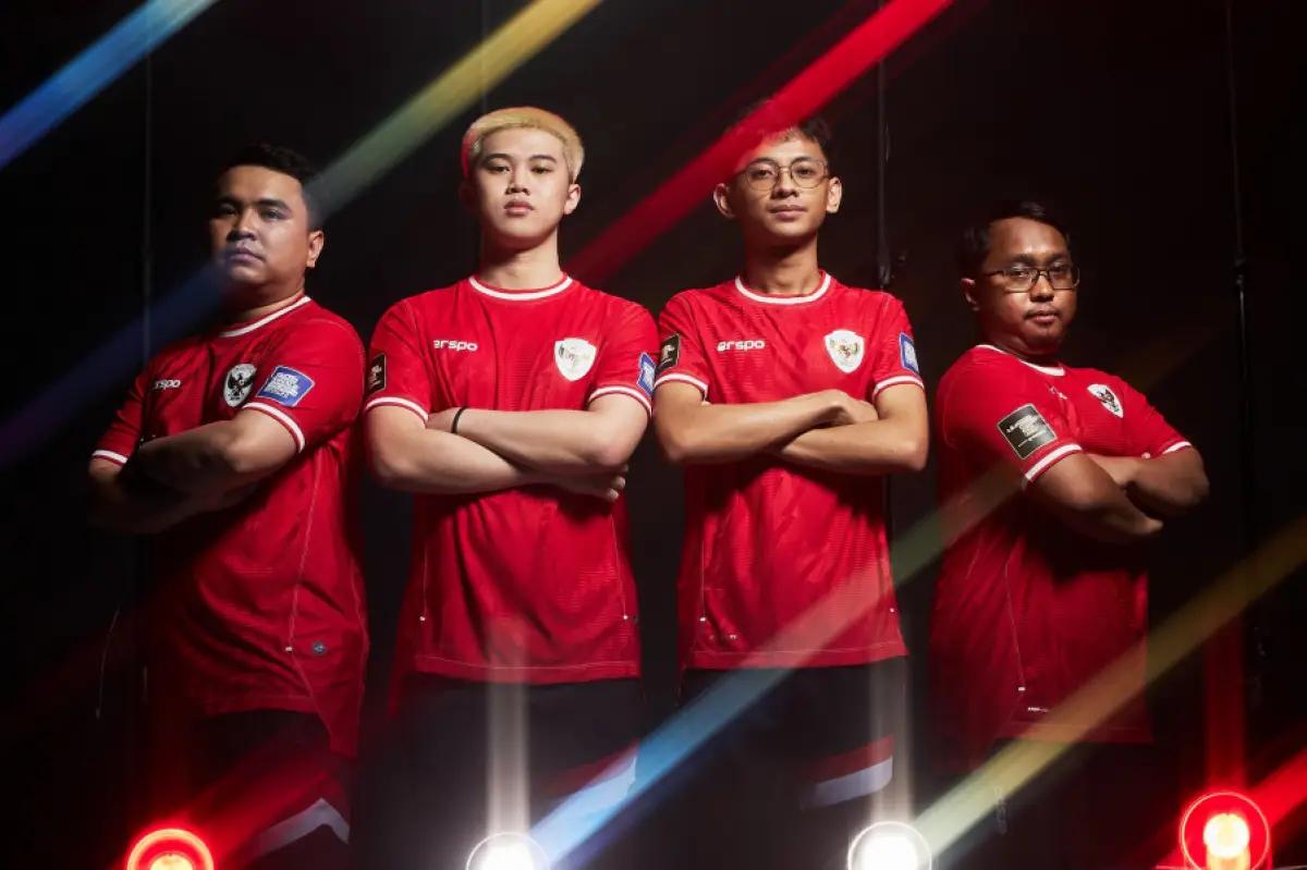 Timnas eFootbal Indonesia di ajang eFootball World Cup 2024. (Sumber: PSSI)