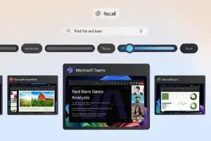 Ilustrasi Microsoft Recall (FOTO: microsoft)