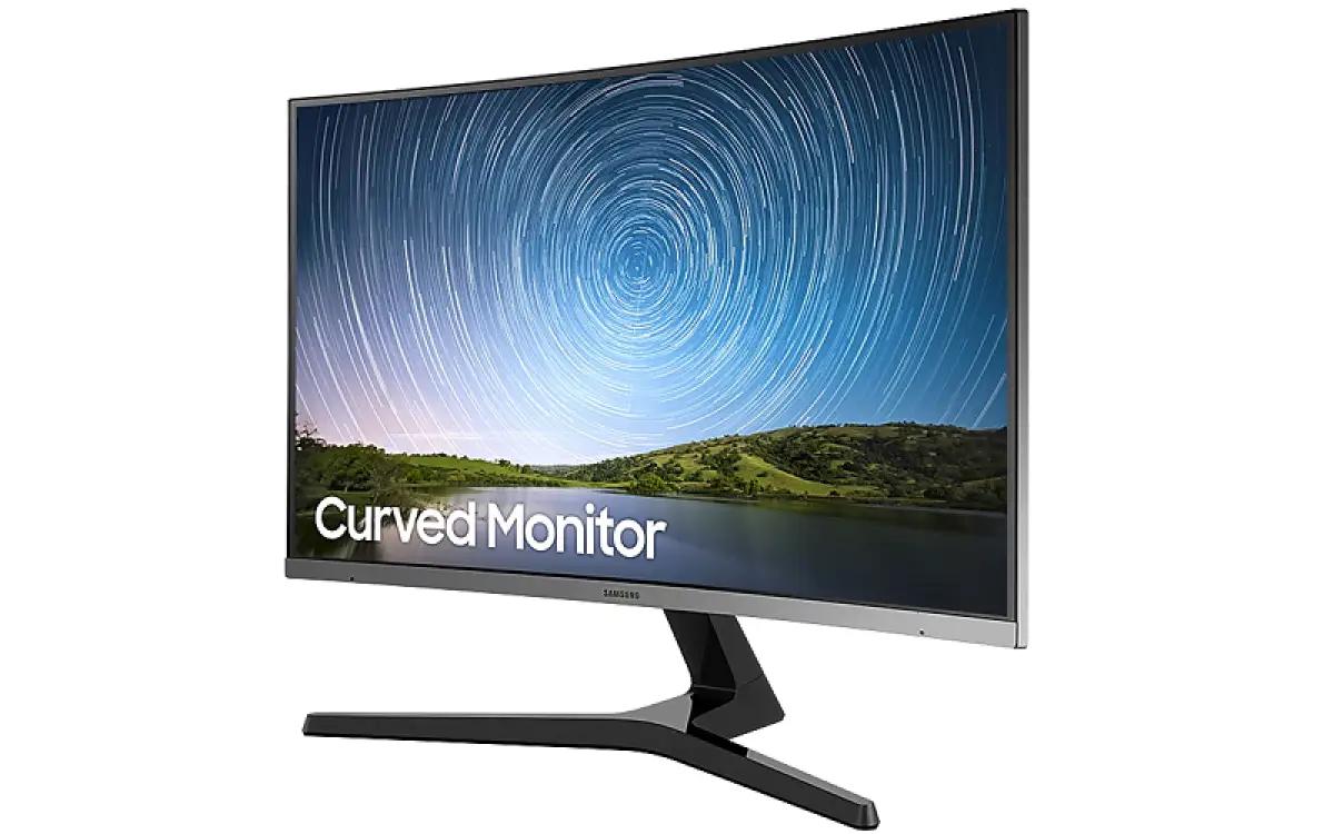 Salah satu monitor Samsung termurah 2024, 27” CR500 FHD Curved Monitor (FOTO: Samsung)