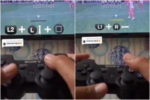 Trik jago tendangan bebas PES PS3. (FOTO: Tangkapan layar/Tiktok @aloy2237)