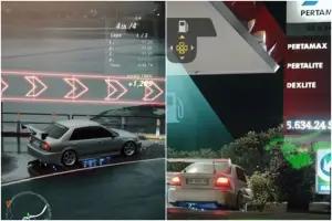 Game Need for Speed dikreasi jadi cita rasa lokal. (FOTO: instagram.com/faazent)