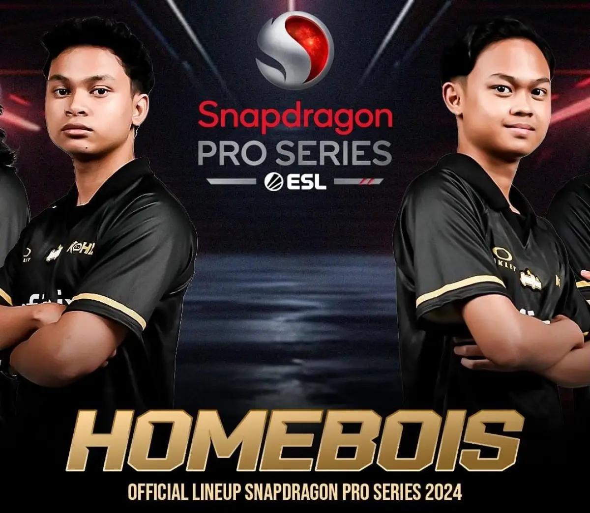 Daftar Rsoter Tim Homebios di ESL Snapdragon Pro Series Challenge Season 6 (FOTO: Instagram.com/@homebois)
