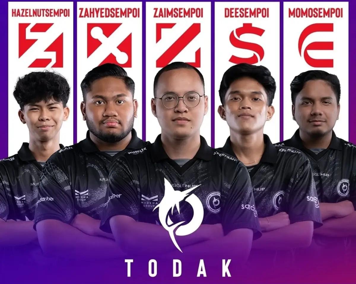 Roster Tim Todak Malaysia di ESL Snapdragon Pro Series Challenge Season 6 (FOTO: Instagram.com/@eslmlbb)