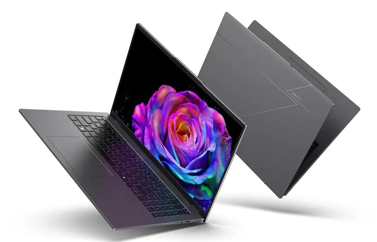 Dua laptop terbaru, Acer Swfit Go yang hadir di CES 2025 (FOTO: Acer)