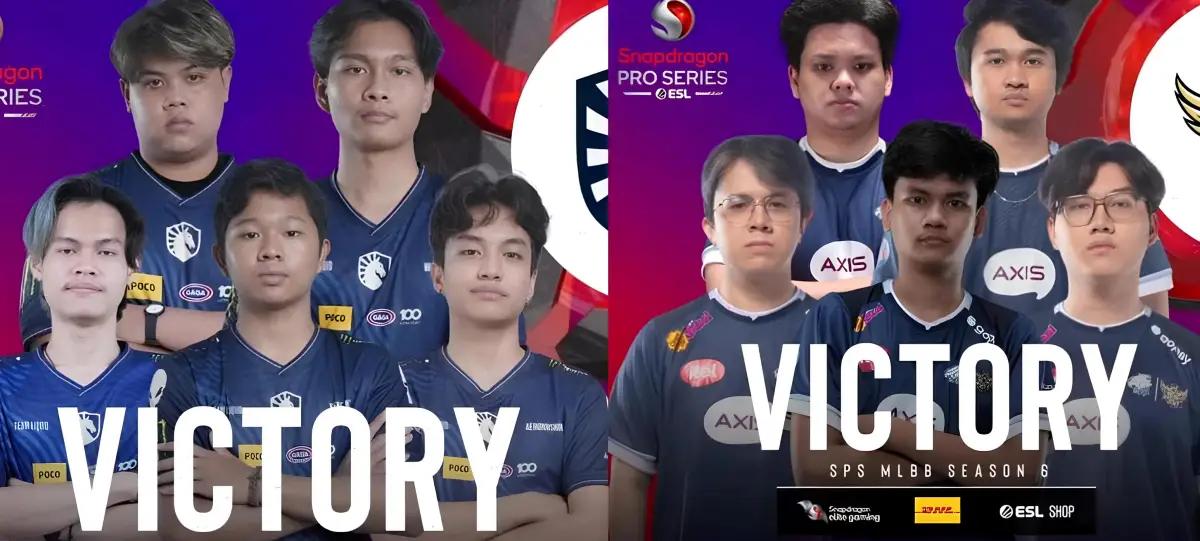 Tim Liquid id vs Evos Holy ESL Snapdragon (FOTO: Instagram.com/@eslmlbb)
