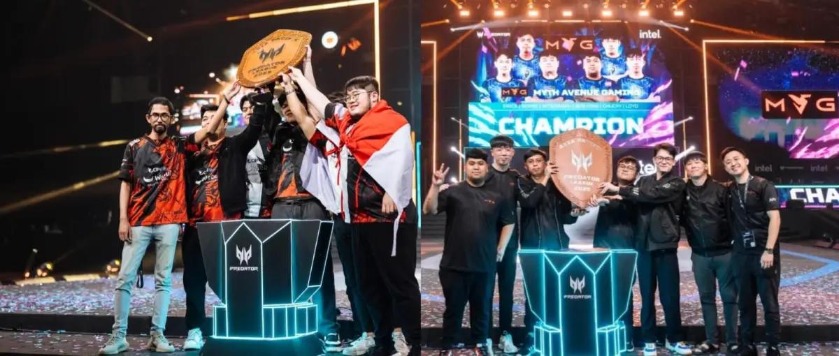 Kemenangan Alter Ego & Myth Avenue Gaming di APAC Predator League 2025 (FOTO: DOK.APAC Predator League 2025)