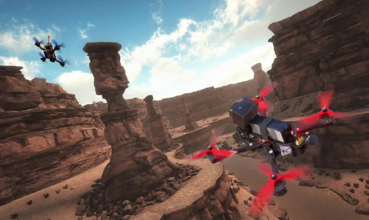 FPV SkyDive, Simulasi Drone FPV Seru dan Gratis (Foto: Steam)