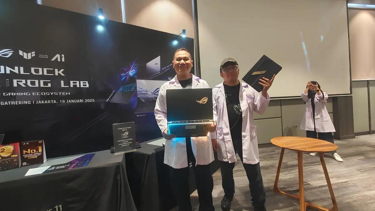 ASUS ROG kenalkan jajaran laptop terbaru dengan  GeForce RTX 50 (FOTO: Indogamers.com/Ica Juniyanti)
