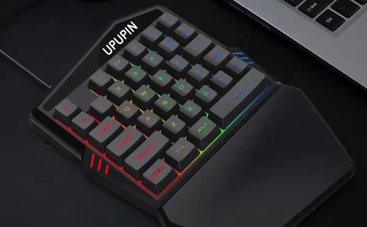 Upupin Keyboard Gaming V100 (FOTO: shopee.co.id/UPUPIN Official Shop)