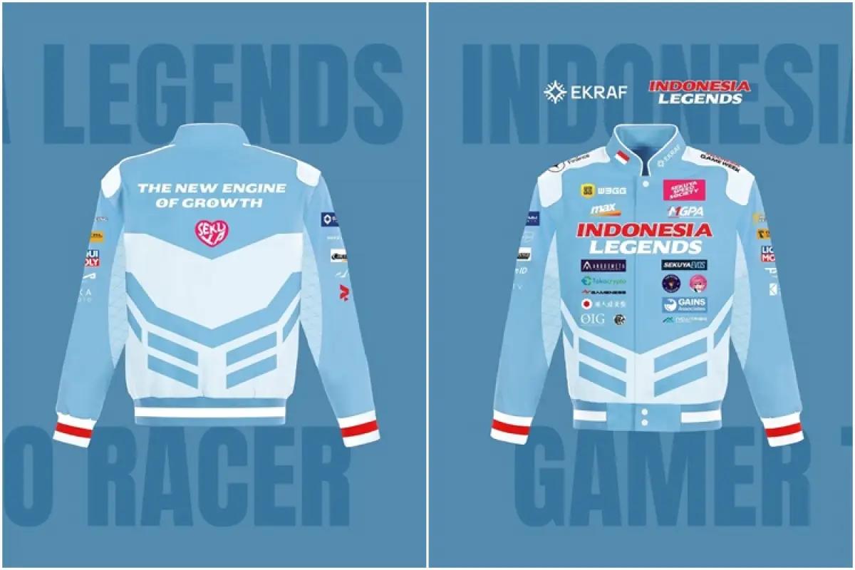 Jaket From Gamer to Racer. (FOTO: Instagram/indonesia.legends)