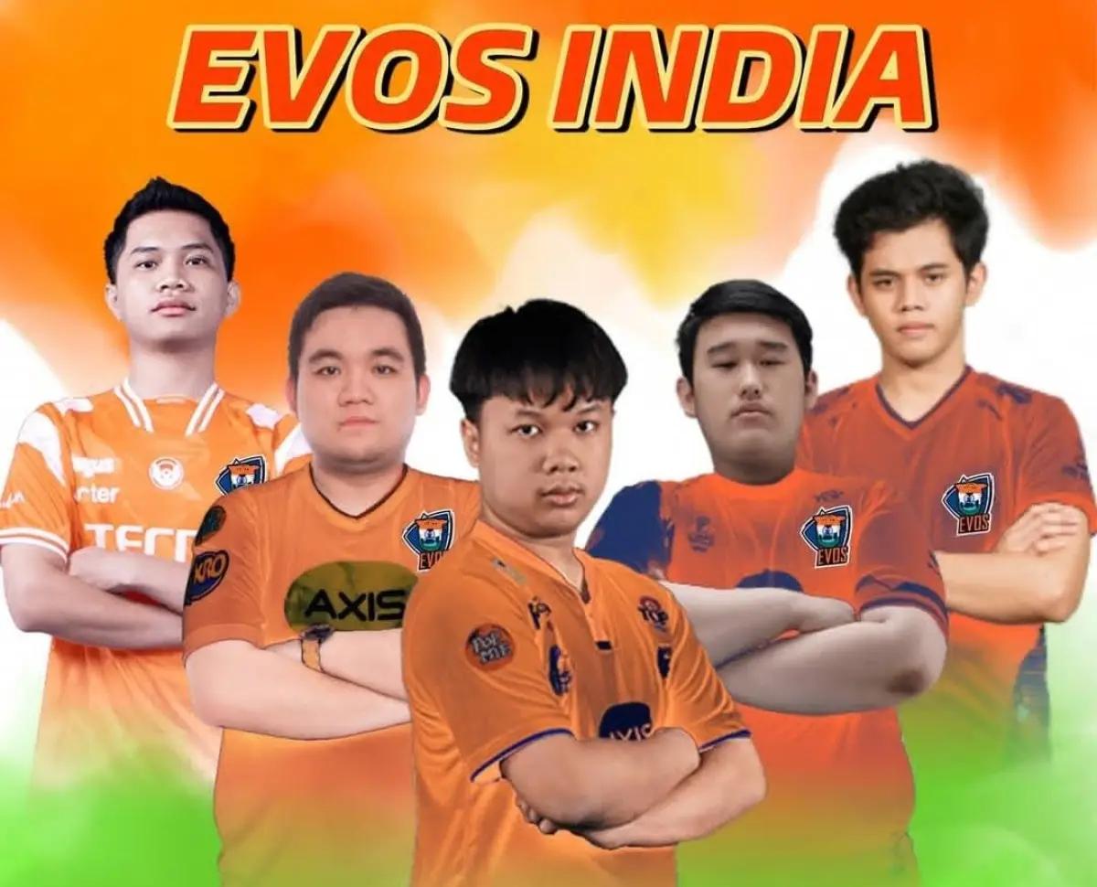 Roster Evos India (FOTO: Instagram.com/evos.india)