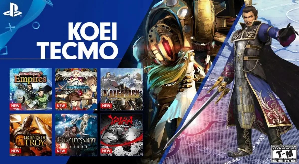 Game-game dari Koei Tecmo. (Sumber: PlayStation)