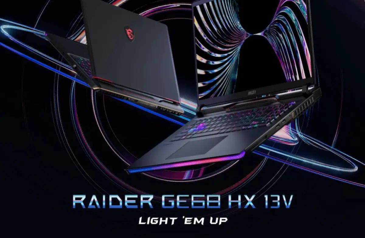 Raider GE68 HX 13V. (Sumber: MSI)