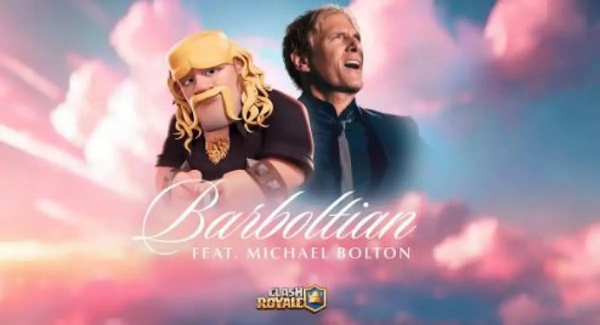 Clash Royale x Michael Bolton persembahkan musik di Hari Valentine. (FOTO: via gameonphone)