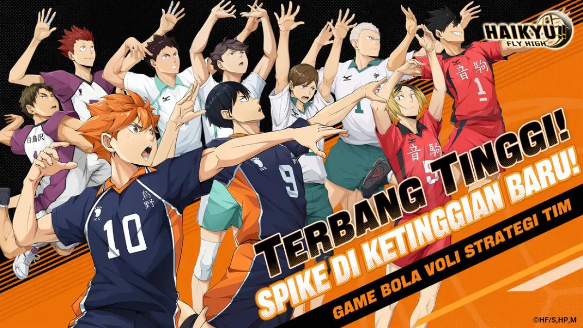 Game RPG bola voli Haikyu! Fly High. (FOTO: Garena)