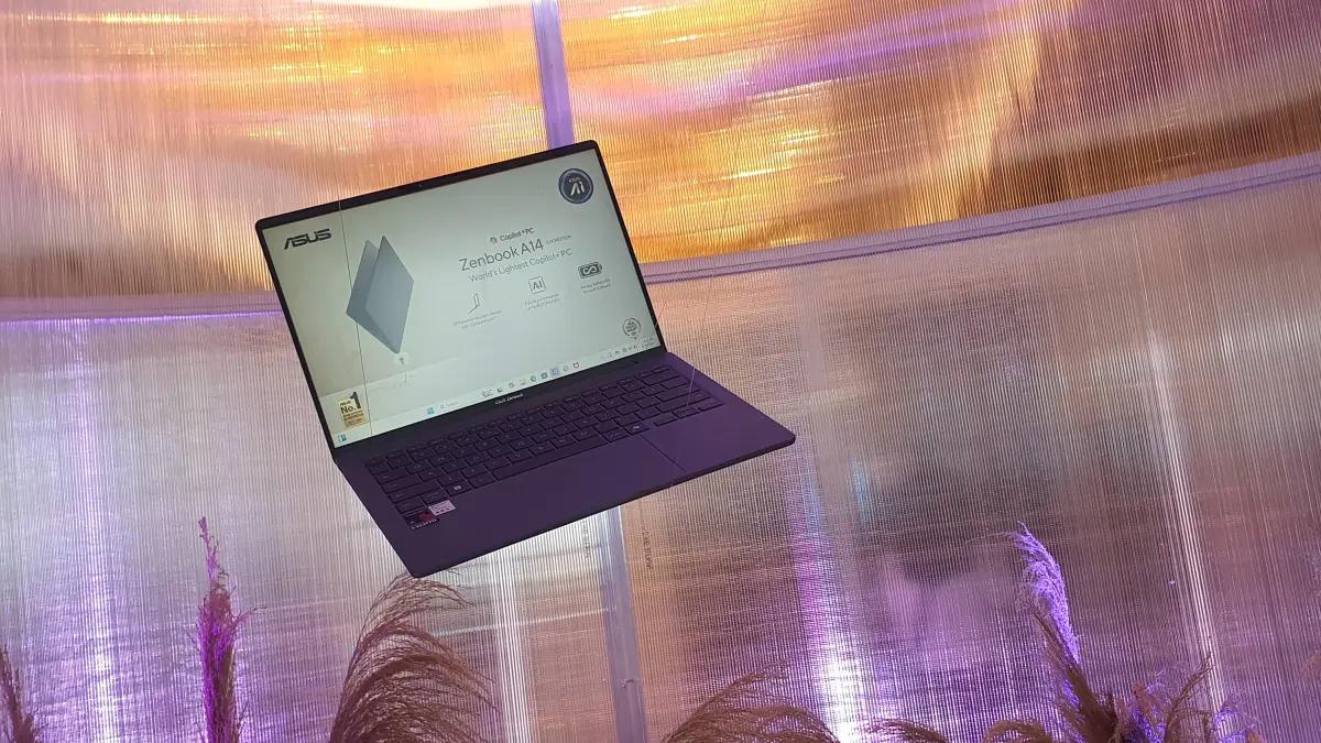 ASUS Zenbook A14 (FOTO: Indogamers.com/Ica Juniyanti)