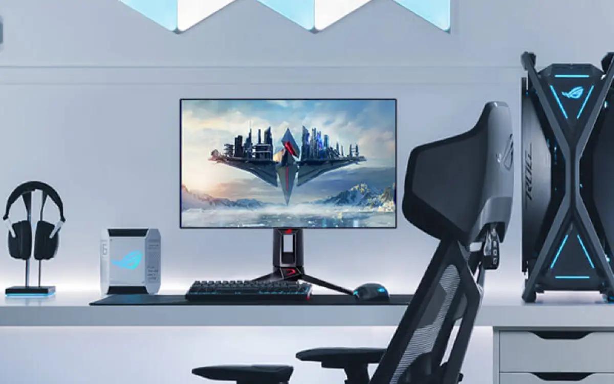 Ilustrasi monitor gaming terbaik dengan panel OLED (FOTO: ROG ASUS)