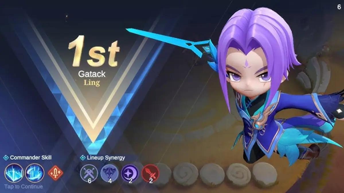 Ling, salah satu Commander terbaik yang cocok untuk pemula di MCGG. (Sumber: MCGG)
