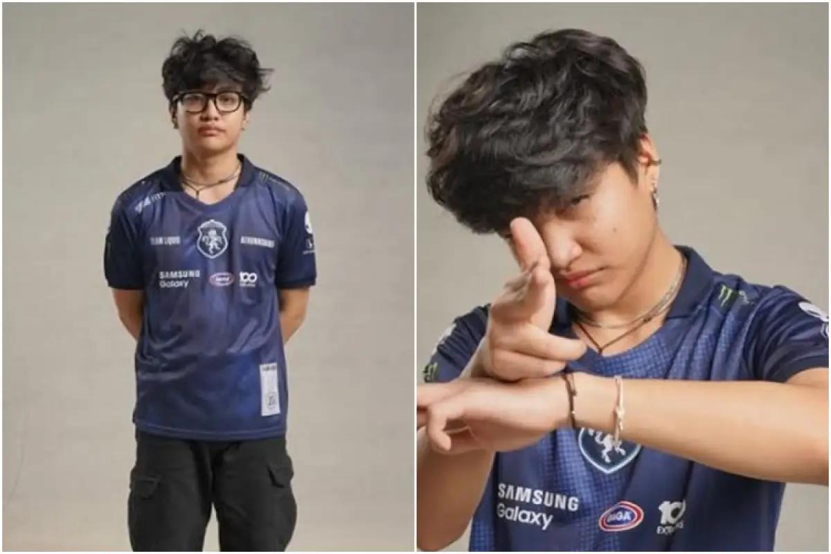 AeronnShikii, Si Gold Lane dari Team Liquid ID yang sukses naik kelas dari MDL. (FOTO: Instagram/liquid.aeronn)