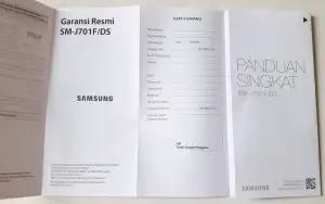 Ilustrasi garansi resmi Samsung yang tertulis di kartu garansi. (FOTO: Samsung Members Community)