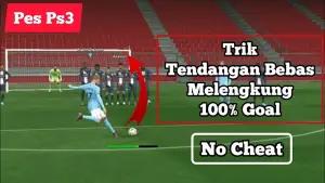 Ilustrasi tendangan bebas melengkung di PES PS3. (FOTO: youtube.com/Gamers Mamen)
