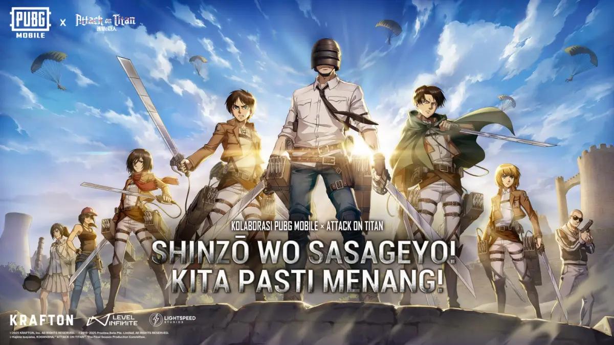 PUBG X Attack on Titan. (Sumber: PUBG)