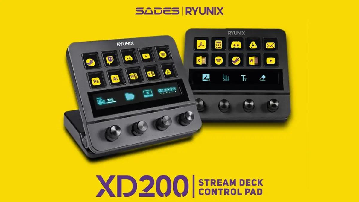 Sades Ryunix XD200, Stream Deck yang cocok untuk streamer pemula. (FOTO: Sades Indonesia)