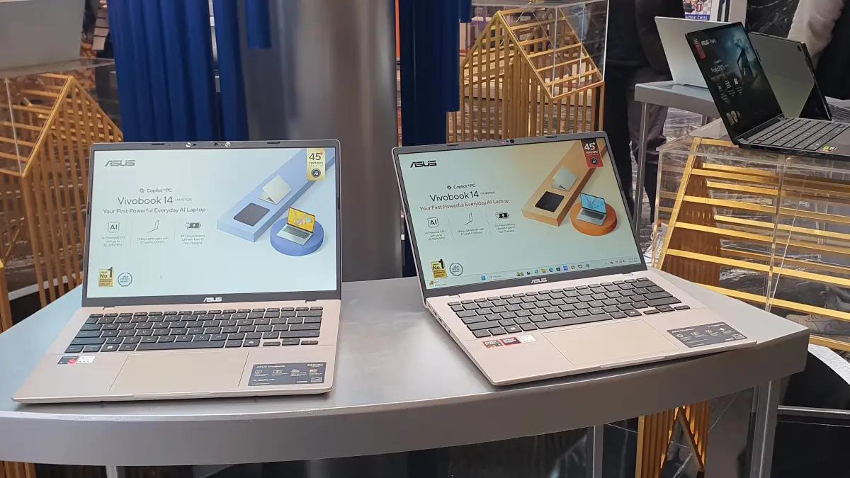 ASUS Vivobook S14 Laptop AI modern (FOTO: Indogamers.com/Ica Juniyanti)