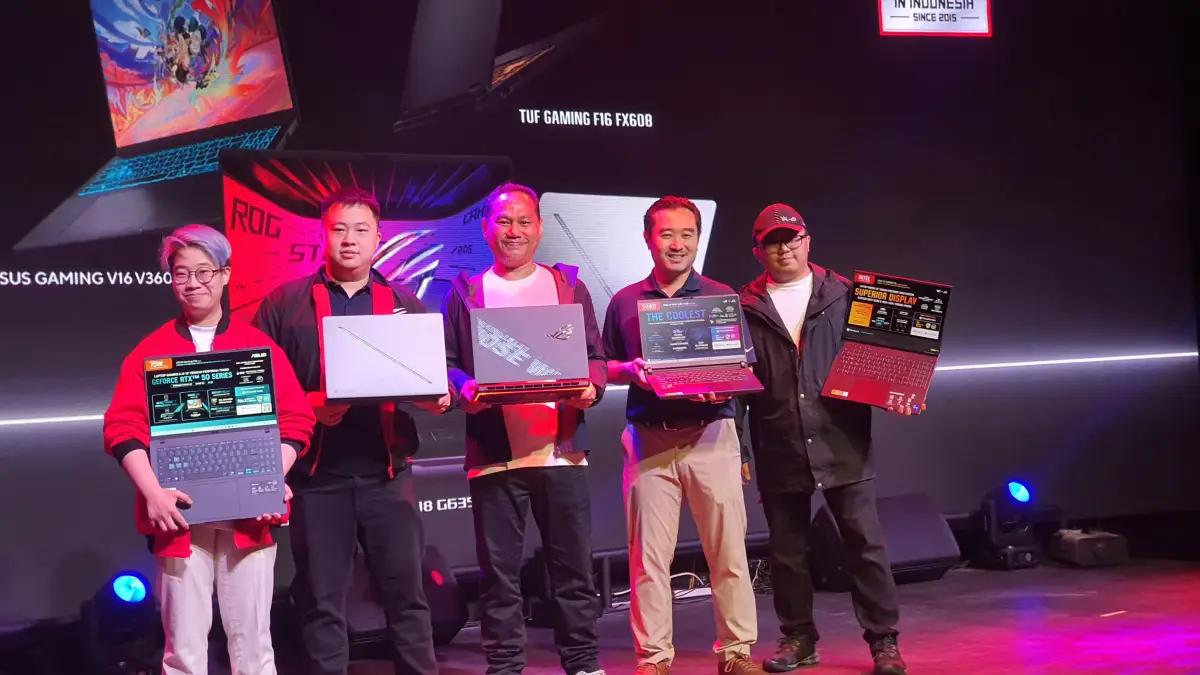 ASUS hadirkan  rangkaian produk terlengkap, mulai dari seri ROG, TUF Gaming, hingga ASUS Gaming Series. (FOTO: Indogamers.com/Ica Juniyanti)