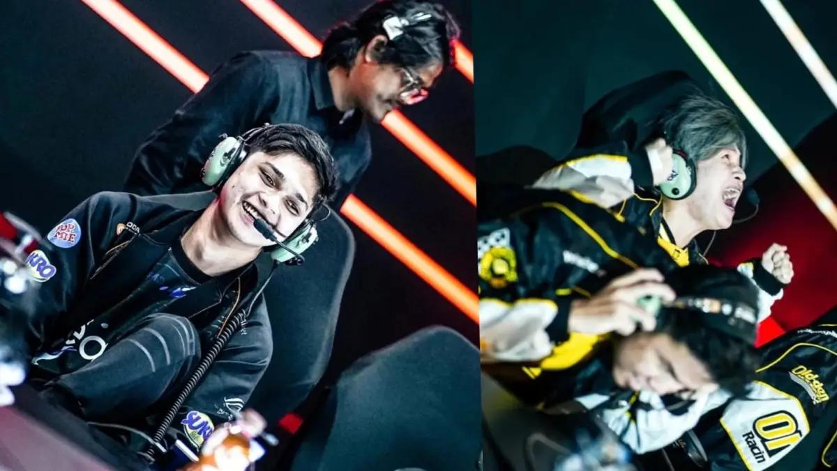 RRQ Hoshi vs Onic Esports di Final Uper Bracket Playoff MPL ID Season 15 (FOTO: Instagram.com/@mplid(editidgs))