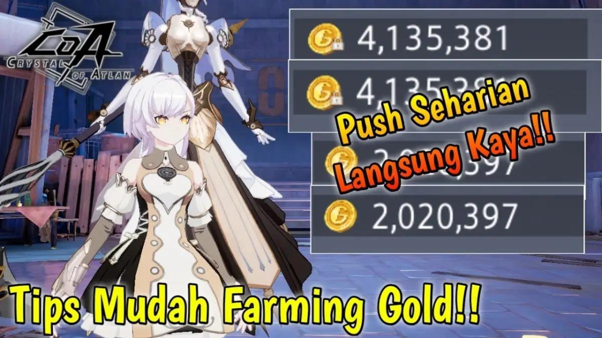 7 Tips Mudah Farming Gold di Crystal of Atlan, Dapatkan 4 Juta Sehari! (FOTO: Gamerscools)