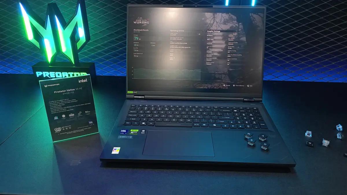 Laptop Gaming Acer Predator Helios 18 AI (FOTO: Indogamers.com/Ica Juniyanti)