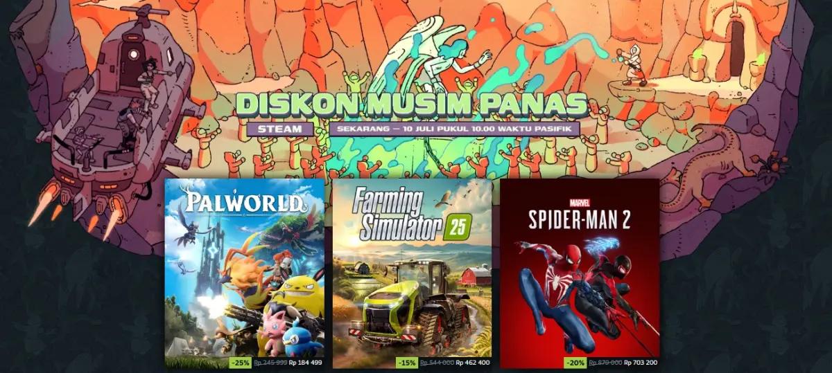 20 Game PC dengan Diskon Gila-Gilaan di Steam Summer Sale 2025, Mulai dari Rp 16 Ribuan! (FOTO: Steam)
