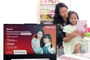 Telkomsel Luncurkan ProtekSi Kecil: Internet Aman untuk Anak Hanya Rp15 Ribu per Bulan(FOTO: Ilustrasi)