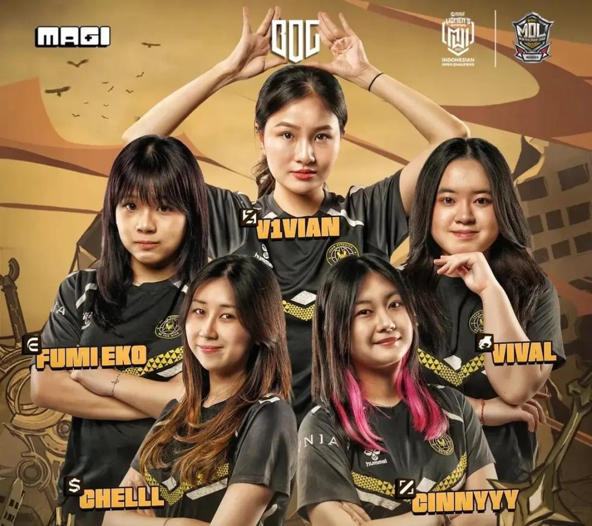 Team Vitality di MWI x EWC 2025 (FOTO: Instagram.com/@mlbbesports_official)
