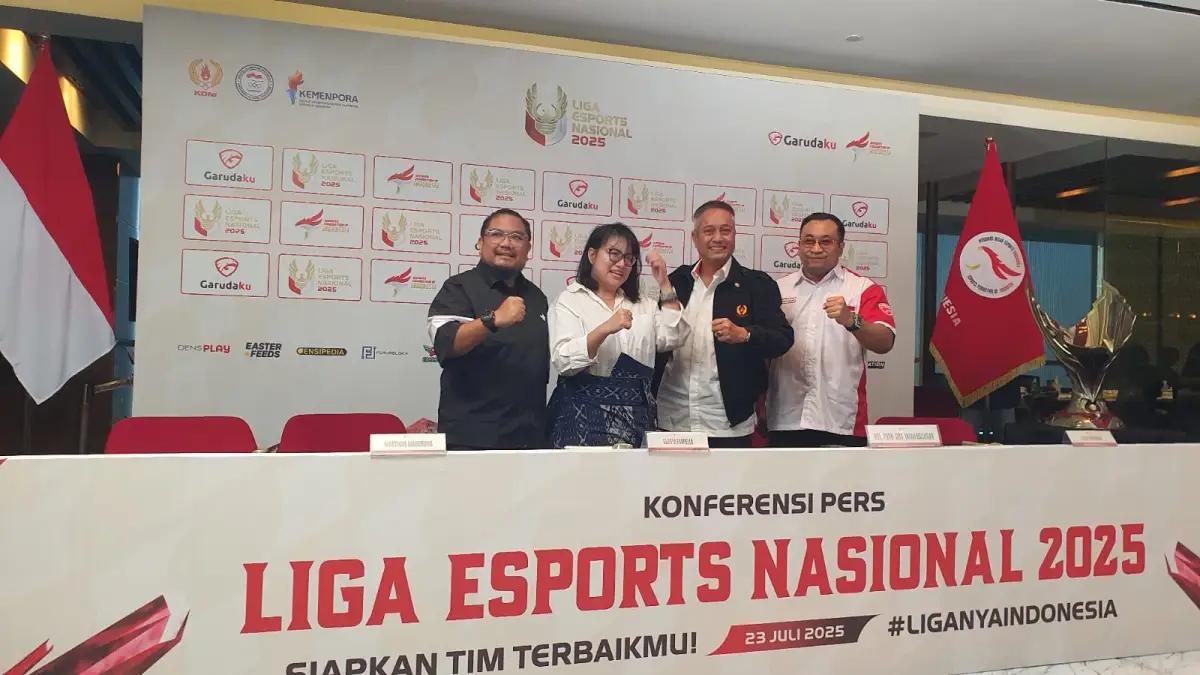 Pembukaan Liga Esports Nasional 2025 oleh PBESI Indonesia dan para pihak terkait (FOTO: Indogamers.com/Ica Juniyanti)