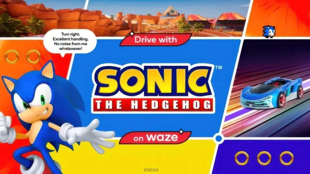 Gas Pol! Sonic The Hedgehog Jadi Sidekick di Waze, Bikin Perjalanan Kalian Secepat Spin Dash!(FOTO: SEGA)