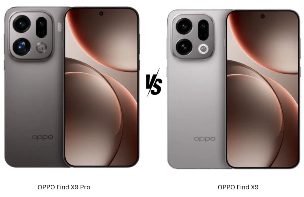 Oppo Find X9 vs X9 Pro: Perbandingan Lengkap, Ini Pilihan Terbaik di 2025! (FOTO: gizmochina)