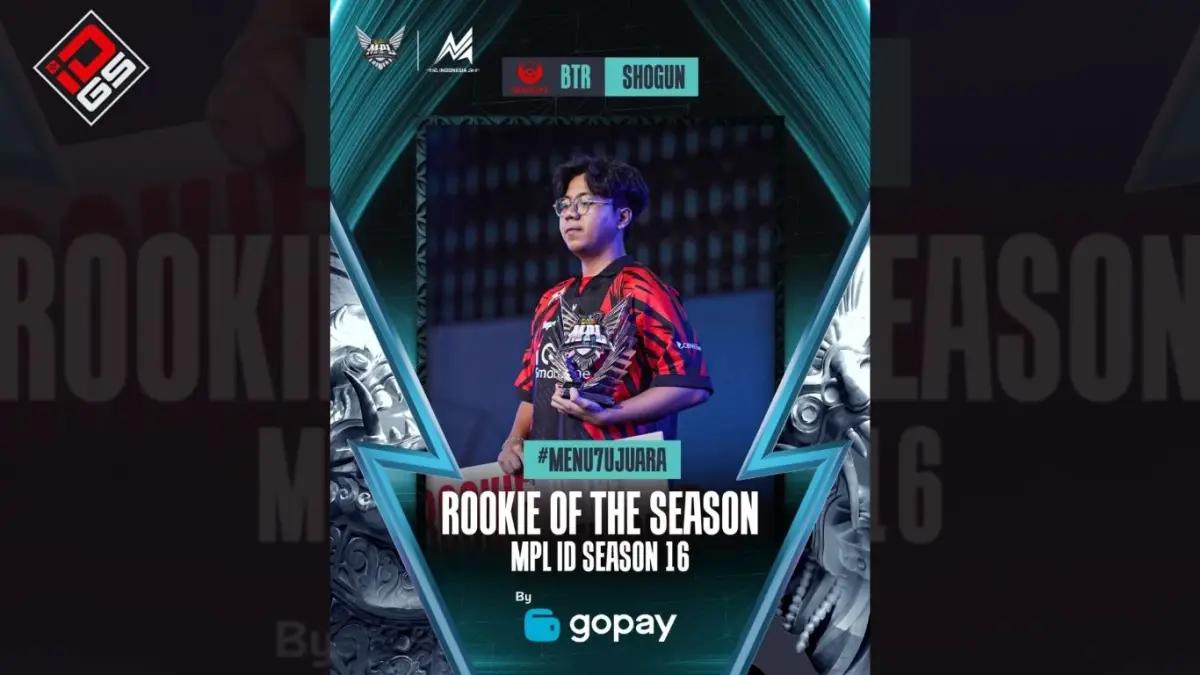Nyaris Pensiun di MDL, Sekarang Shogun BTR Sabet Rookie of the Season MPL ID S16, Dari Nol Sampai Puncak EXP Lane(FOTO: MOONTON Games)