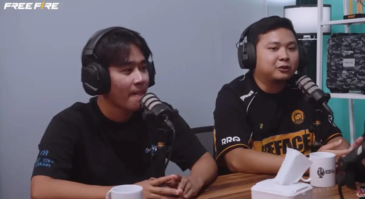 RRQ Lorenz (kanan) (FOTO: Youtube FF Esports ID)